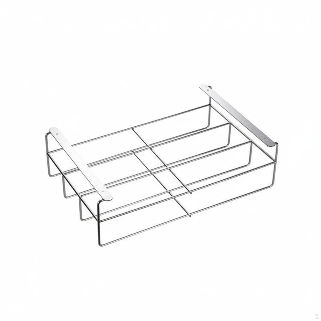 Attachon Wire Storage rackSaving Holder RustResistant Finish Cabinet Organizer for