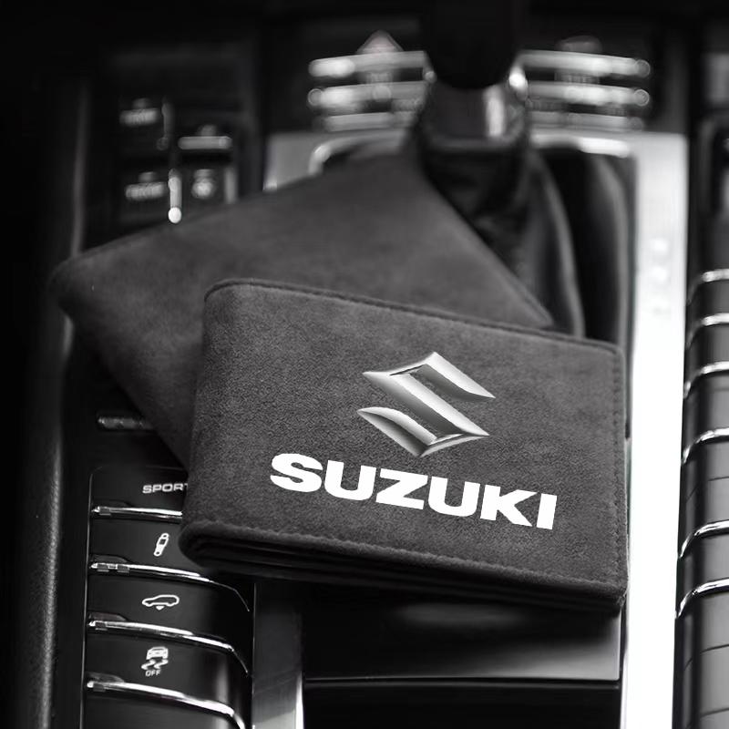 1Pcs Car Emblem Driver License Cover ID Credit Card Holder for Suzuki Swift SX4 Samurai Sport Jimny Grand Vitara Alto GW250 Splash Swace