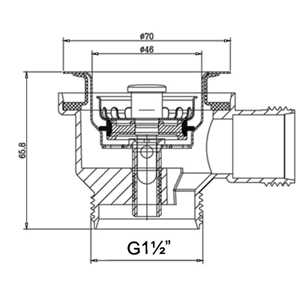 Edelstahl 70mm PP Flansch Passt Waschbecken Mini Korb Sieb Abfall Kit Küche