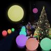 Solar-Powered PVC LED Light-Up Inflatable Ball: 16-Color Pool and Garden Decoration
