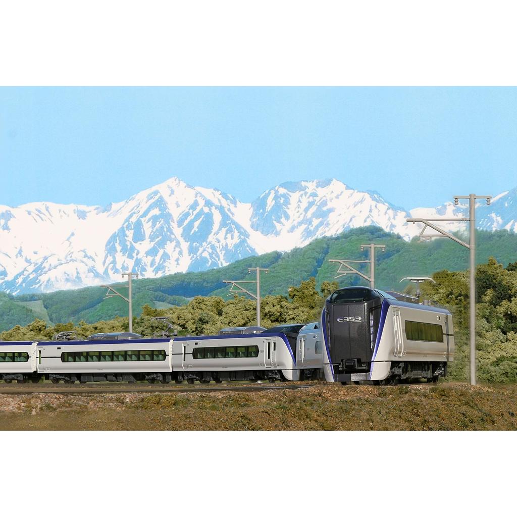 KATO N Gauge E353 Series Azusa Kaiji 4-Car Basic Train Set 10-1834 - Model Train for Collectors & Hobbyists