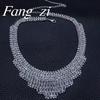 Retro European & American Gem Choker Necklace for Weddings & Banquets
