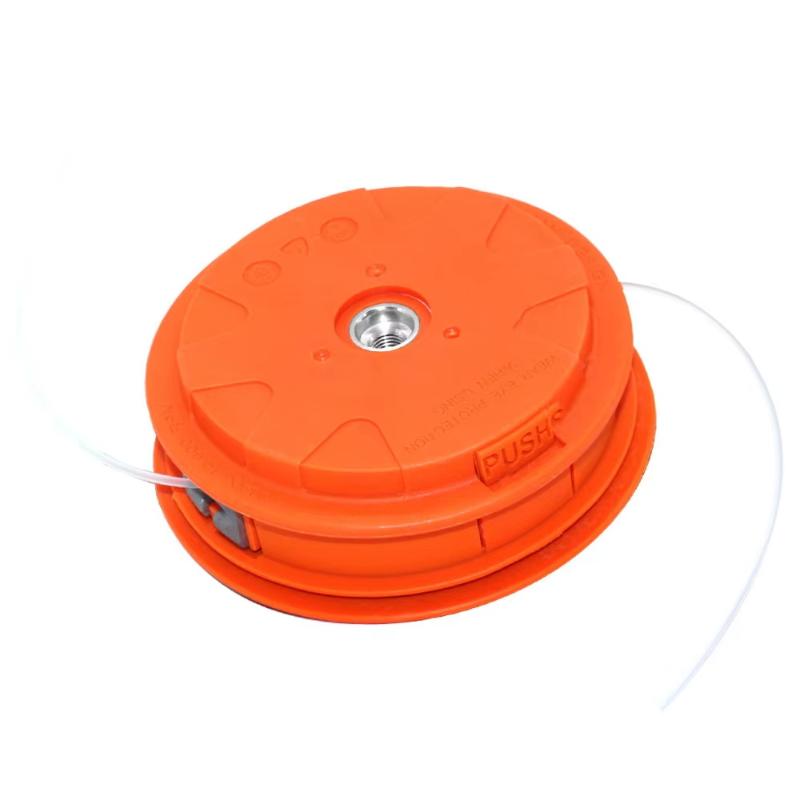 Universal Fit Automatic Grass Trimmer Head 2 Line System For Gasoline Garden Cutting Tools Easy to Install