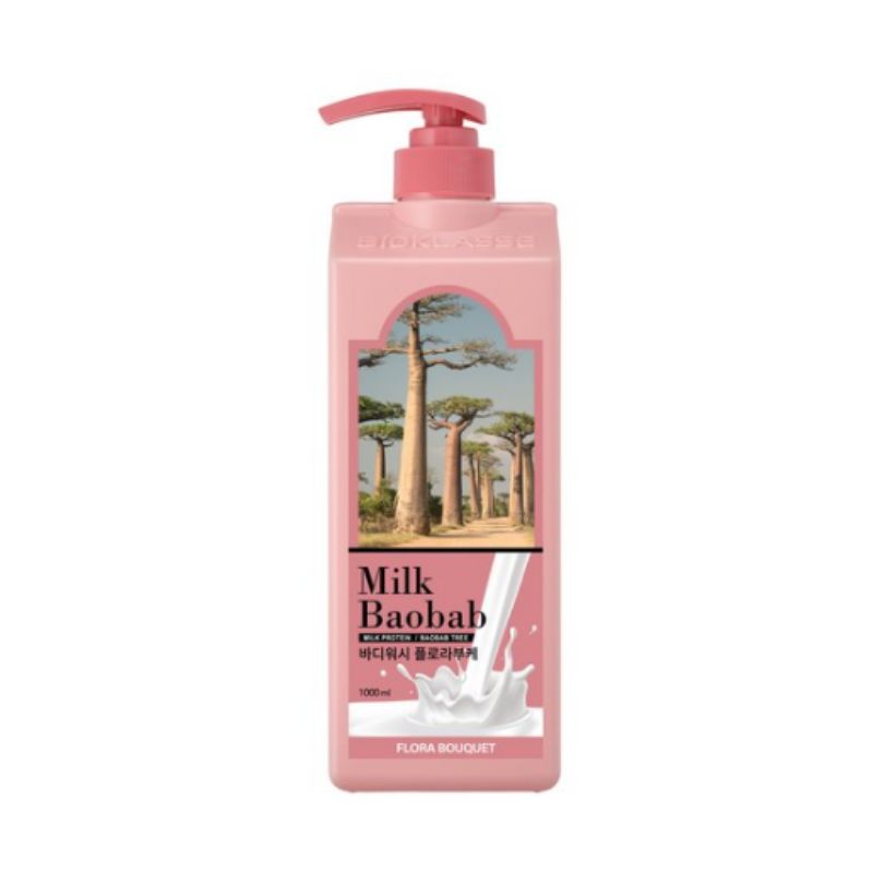 Milk Baobab Body Wash Flora Bouquet 1L – Moisturizing Floral Body Cleanser