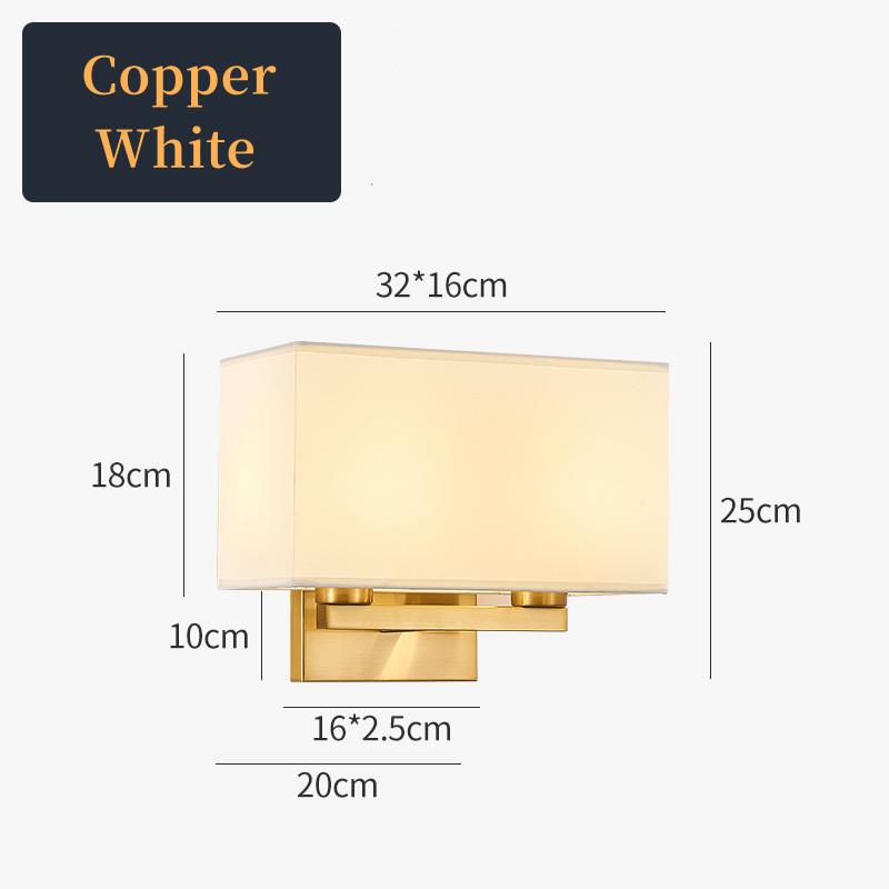 Wall Bedroom Lamp Modern 12W Bedside LED Wall Light Sconce Nordic for Living Room Indoor Aisle Corridor E27