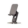 Aluminum Alloy Phone Rotatable Non-slip Foldable Holder 360° Heavy Duty Desktop Tablet Mobile