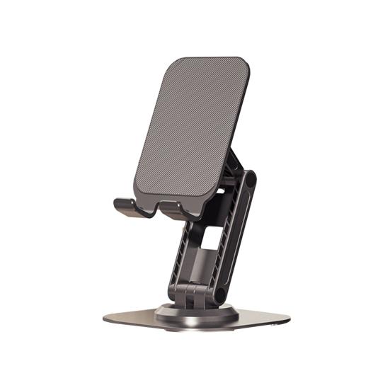 Aluminum Alloy Phone Rotatable Non-slip Foldable Holder 360° Heavy Duty Desktop Tablet Mobile