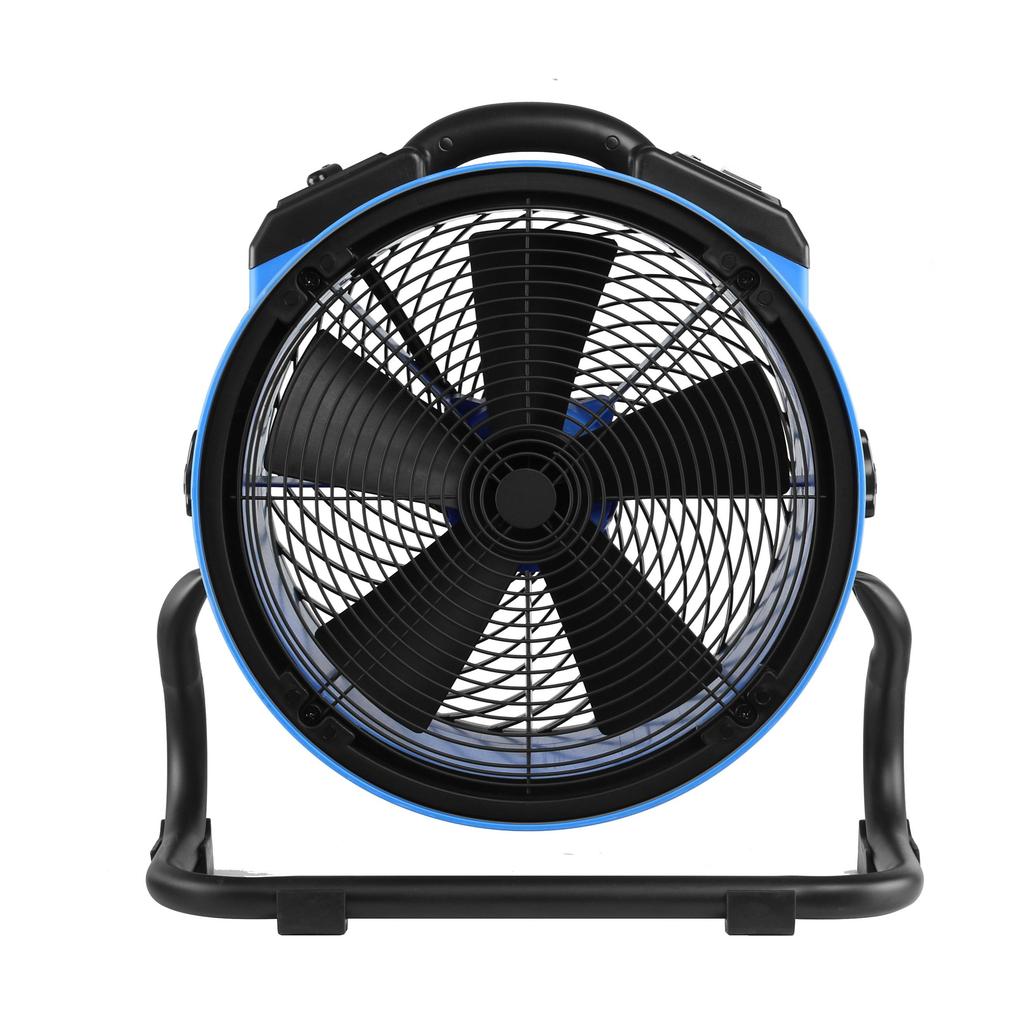 Axialfläkt XPOWER Timer Blå Luftcirkulation Hög Kapacitet Robust 14″ Pro Arbetsfläkt Mattork FC-300