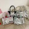 Sequined Sequin Tote Bag Shiny Glitter Shoulder Bag Portable Blingbling Handbag Outdoor