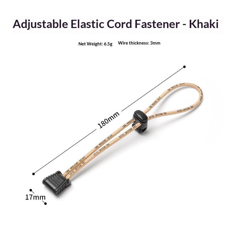 Anti-Slip Design Outdoor Hiking Backpack Elastic Rope Fixing Buckle Durable Bungee Cord for Camping Hiking Travel Trips