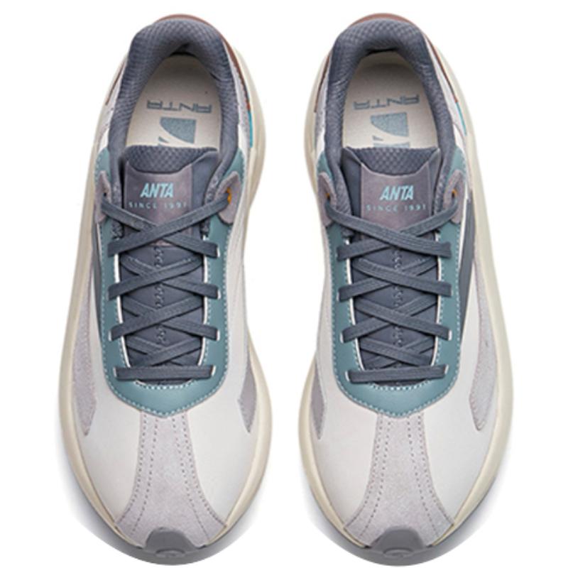 Anta Icing Cushioned Slip-Resistant Low-Top Sports Casual Shoes Men's Gray Sneakers 912228856-2