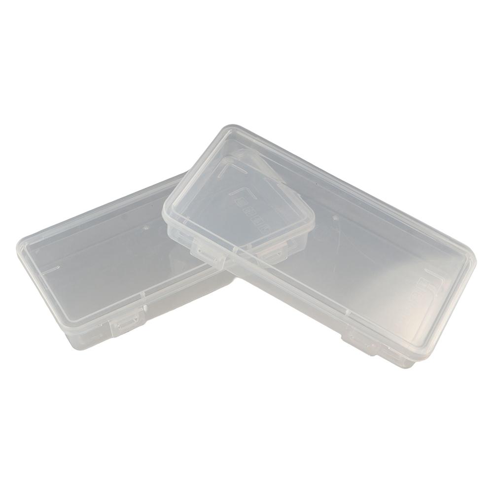 Plastic Pencil Case Buckled Stationery Box Waterproof Desktop Storage Box  Sundries