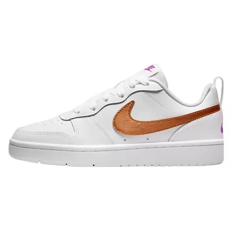 Nike Court Vision 1 Pearl Scent Low Top Skateboard Shoes GS Pink Black DQ5979-100(Team4-)