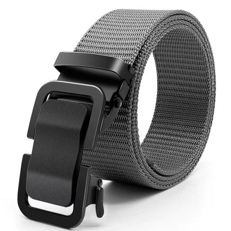 Toothless Nylon Canvas Belt Outdoor Simple Casual All-Match Men's Leather Belt Youth Belt