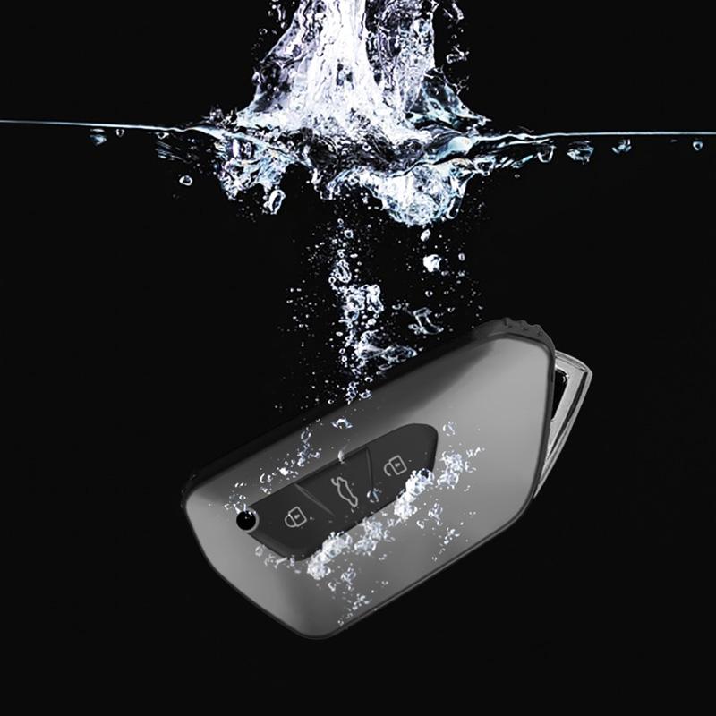 Weiche TPU-Schlüsselhülle für VW Golf 8 ID4 Cupra Formentor Tarraco Mk7 Gti Mk8 Skoda Octavia 4 Seat Leon Mk4 Abdeckung Schlüsselanhänger Zubehör