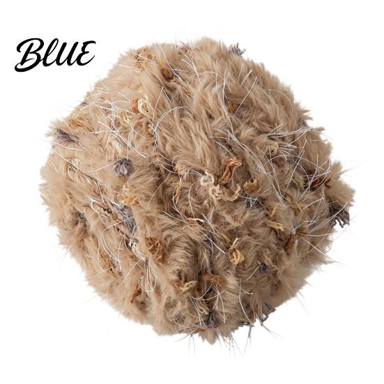 Smooth Weaving Yarn 33M Faux Fur Blend Yarn Soft Fuzzy Mohair for Crochet Thread Knitting DIY Sweater Scarf Hat Colorful Craft Beginners Knitting