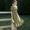 Simpeulleteulo Sr_Hyde Lace Square Neck Dress_Green
