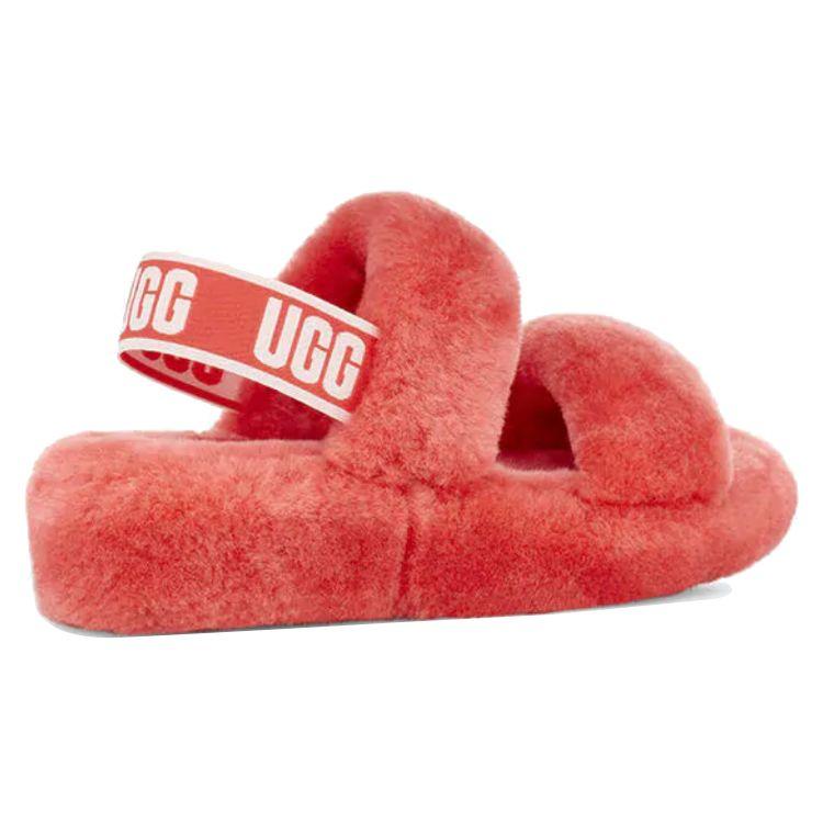 UGG Oh Yeah Slide Pop Coral Women Sneakers Red 1107953-PCRL