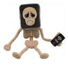 New Pot Hotspot Brainrot Plush Skeleton Stuffed Doll WiFi Phone Skull Figure Soft Creepy Toy Collectible Gift for Game Fans Halloween Home Party Decor