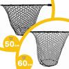 Extra Large Aluminum Alloy Telescopic Landing Net with Deep Silicone Bag