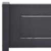 Solid Pine Wood Bed Frame Gray 100 x 200 cm