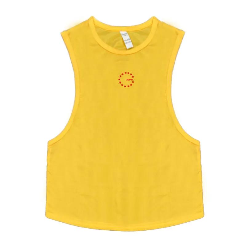 Do The Work  Muscleguys Brand Summer Gym Sports Mesh Quick Dry Fitness Bodybuilsing Workout O-neck Printed Tank Top
