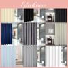 Plain Color Polyester Shower Curtain Set Waterproof Bathroom Divider For Home Interior