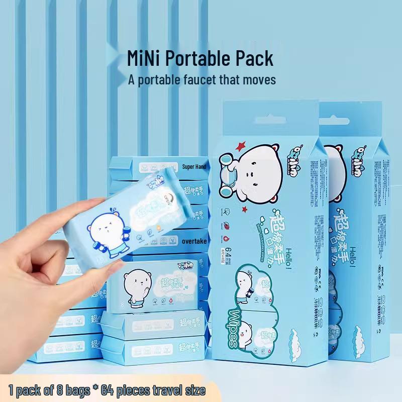 Neuankömmling: Tragbare Feuchttücher für Kinder und Babys - Perfekt für Hände, Mund und Po!