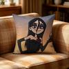 CCartoon MMetal Family Pillow Case Pattern Printed Pillowcase For Living Room Sofa Cushion Cover