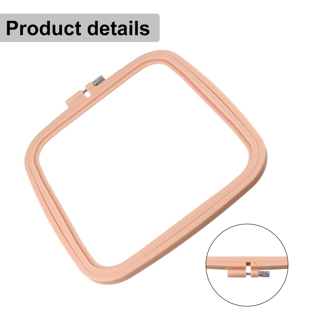 1pc Square Embroidery Square Embroidery Frame Household Supplies Sewing Accessories For Embroidery Crafts Home Decoration