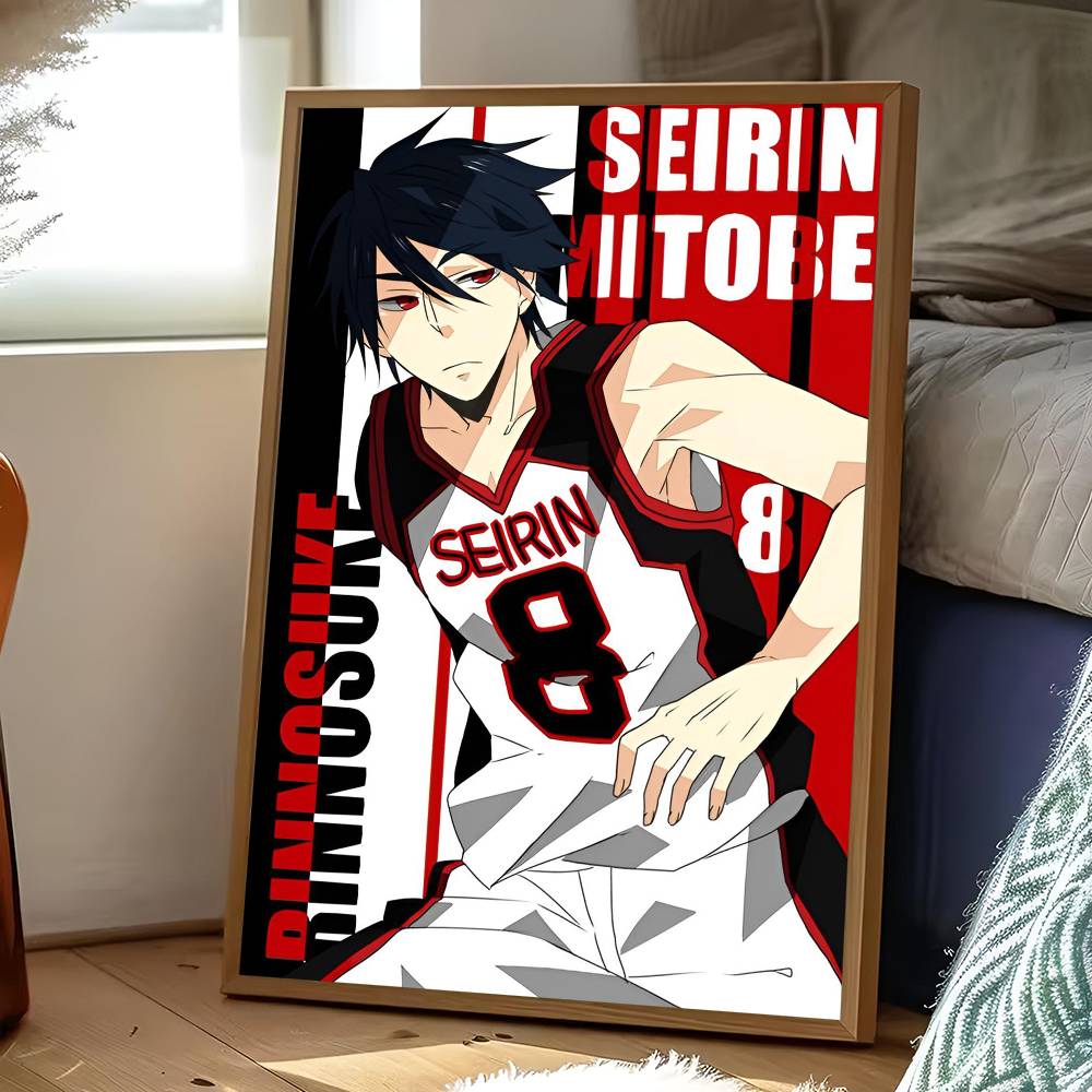 Anime Kuroko's Basketball Mitobe Poster Sticker Print Waterproof Wall Art For Living Room Bedroom Home Decor