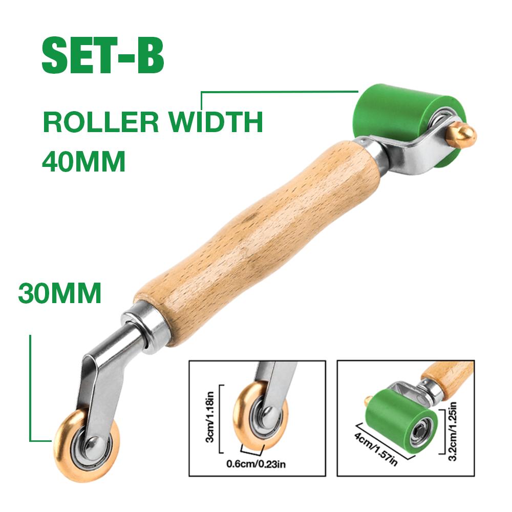 40mm Silicone Handwheel High Temperature Resistant Seam Roller PVC/TPO/EPDM Welding Tool Accessory For Wallpaper/Canopy Pressing