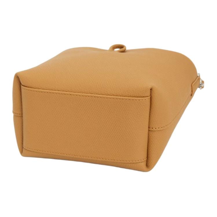 LONGCHAMP Le Roseau Cow Leather Handbag Women's Walnut 10314HFP371