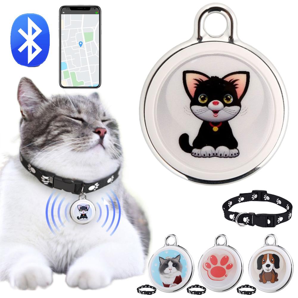 Traqueur GPS Bluetooth Animal de Compagnie Anti-Perte Collier Intelligent Portable Localisateur Étanche Suivi en Temps Réel Chien Chat Collier Trouver l'Appareil