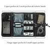 ProCase Travel Pouch PC Peripherals Organizer for Organizing PC and HDDs Black - Bag, Roll-up Type, Peripherals, Cables, Chargers, -