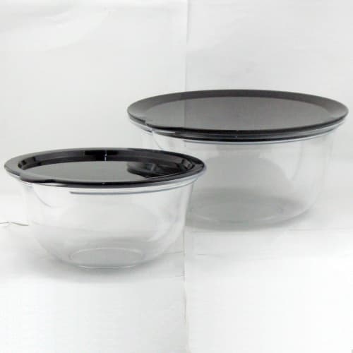 Nagao Tsubame-Sanjo Bowl, High-Heat Resistant TPX Resin, 21cm, with Lid, Made in Japan