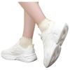 Xtep Comfortable Sports Low-Top Casual Running Shoes Women Sneakers White Yellow 875318320033-5