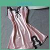 Womens New Satin Silk Sleepwear Pajamas Nightdress Lingerie Night Dress Y Skirt