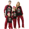 Christmas Family Matching Outfits Mom Dad Kids 2 Pieces Pajamas Set Sleepwear