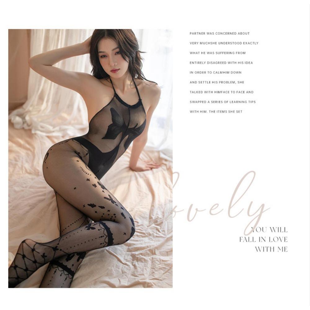 Sex Stockings Sexy Couple Pajamas Sex Suit Bed Teasing Underwear Fun Exposure No-take Onesie Women