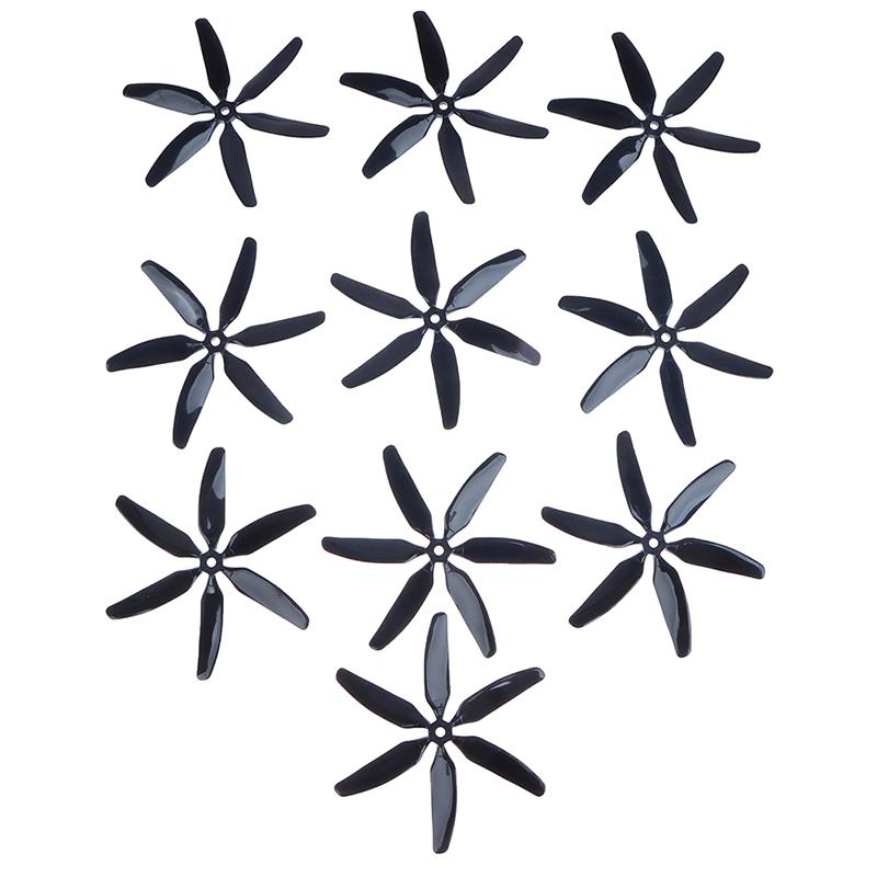 10Pcs 504060 Six-Blade Propeller Cw Ccw 5 Inch Propellers Blade For Fpv Quadcopter Racing Rc Drones Propellers Blade