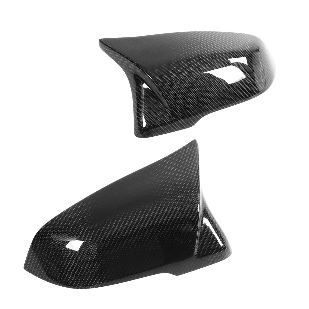 2pcs Side Rearview Mirror Cover Left Right 3K Carbon Fiber Replacement for GR Supra A90 2018‑2021