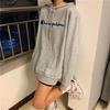Trendy Urban Style Embroidered Hoodie For Couples Loose Fit Spring Autumn Fashion