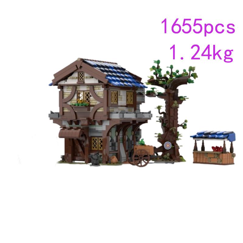 32 spot MOC -185913 73773 77684 80710 79749 street view DIY small particle assembly building block puzzle toy model gift set orn