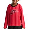 Sportswear T-Shirt Letter Logo Loose Long Sleeve Kids Tops IF2304-696