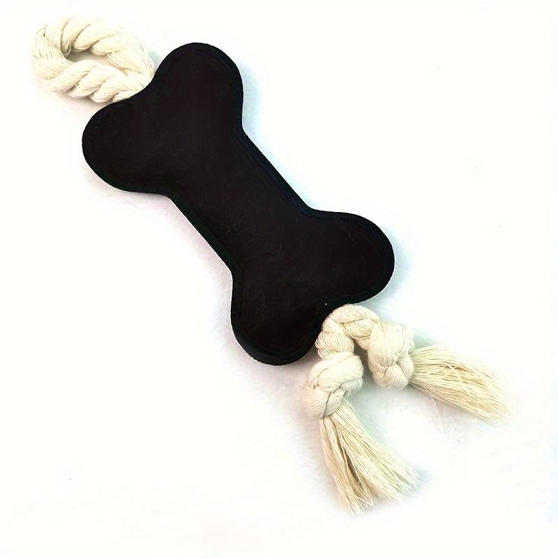 Felt Dog Bone Toy for Chewing and Teeth Cleaning Durable Pet Chew Toy for Small and Medium Dogs Multi-Color
