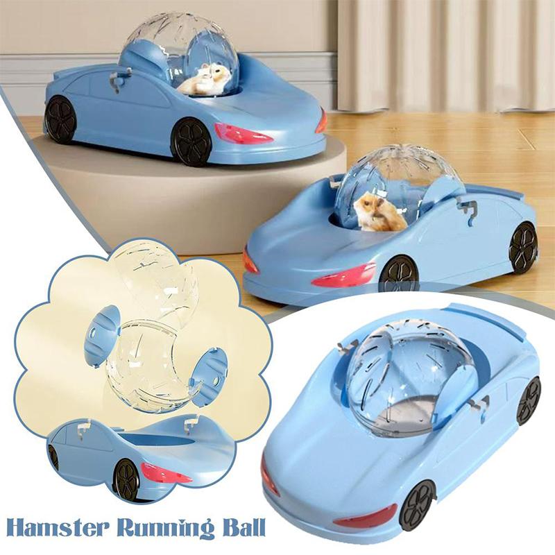 Sfera Giocattolo Rotolante Stile Auto Sportiva per Criceti Sfera Rotolante Trasparente Per Giocattoli Sportivi Interattivi Per Piccoli Animali Domestici Come Criceti