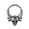 Set of 2 Septum Rings Hoop with Animal Theme Nose and Ear Piercing Jewelry Eye Catching Nose Rings Body Accessories