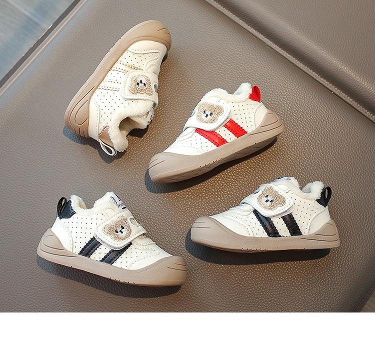 Infant Soft Sole Non-Slip Cotton Shoes for Winter 2025 - Warm Velvet for 0-2.5 Year Olds