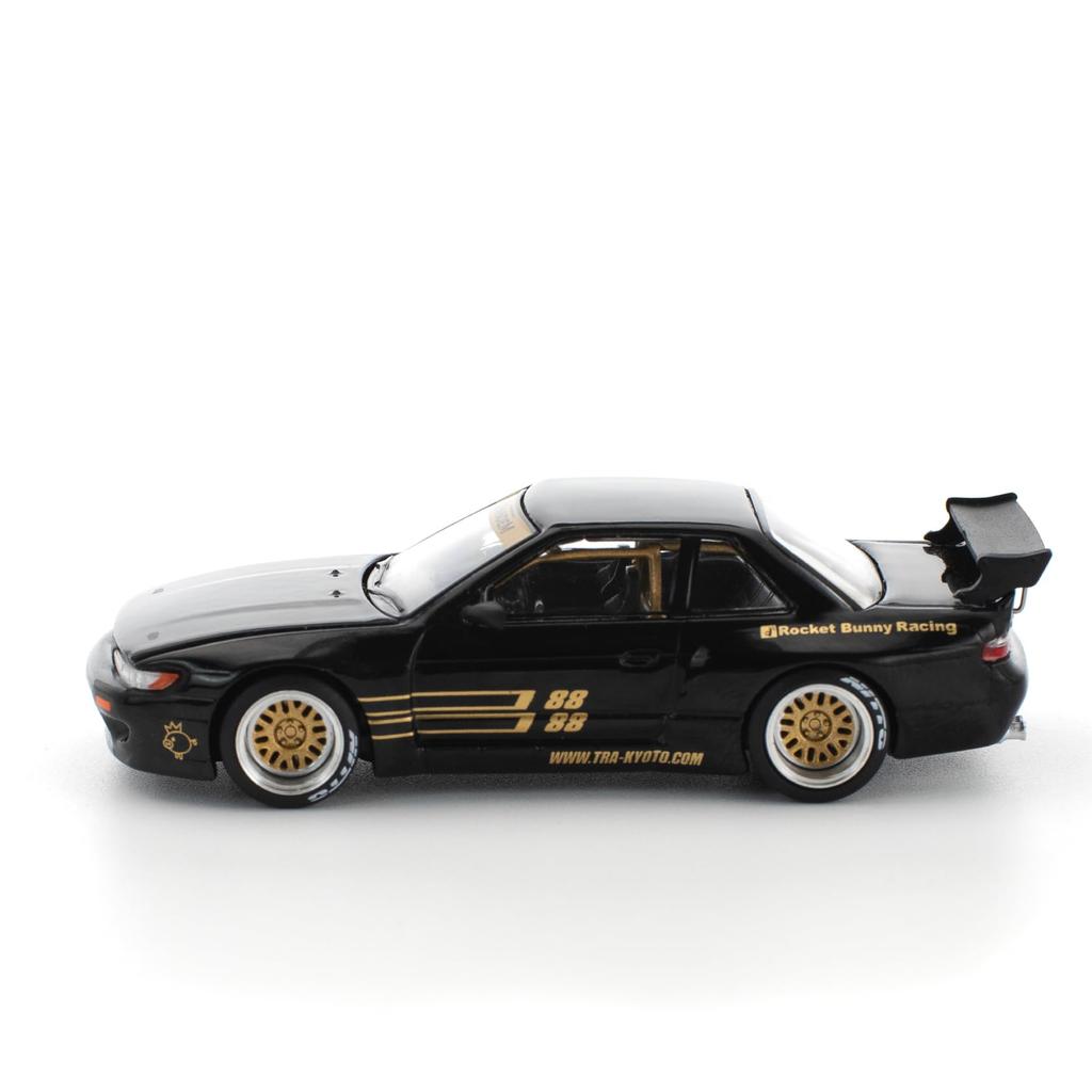 Genesis Company POP RACE 1/64 Pandem Silvia S13 - Black (Finished Model) PR640289